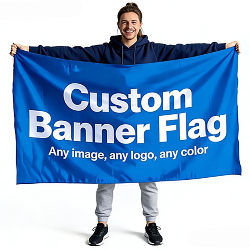 Commercial Printing Logo - Bandera Personalizada con Logotipo de Cualquier