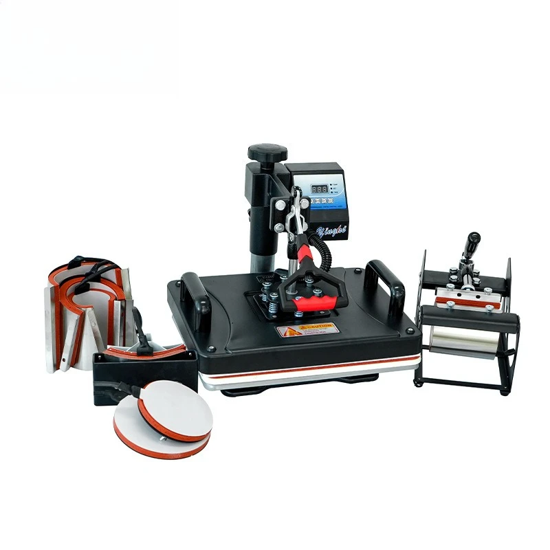 Commercial Printing Machine For Shirts - Máquina de prensado térmico 8 en